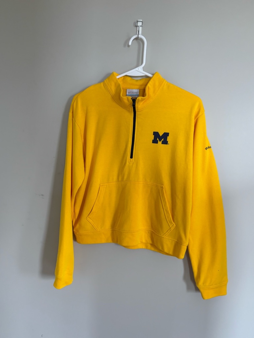 University of Michigan Columbia Quarter Zip